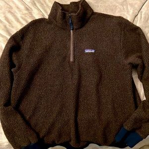 Large Men’s Patagonia Fleece pile 1/4 Zip